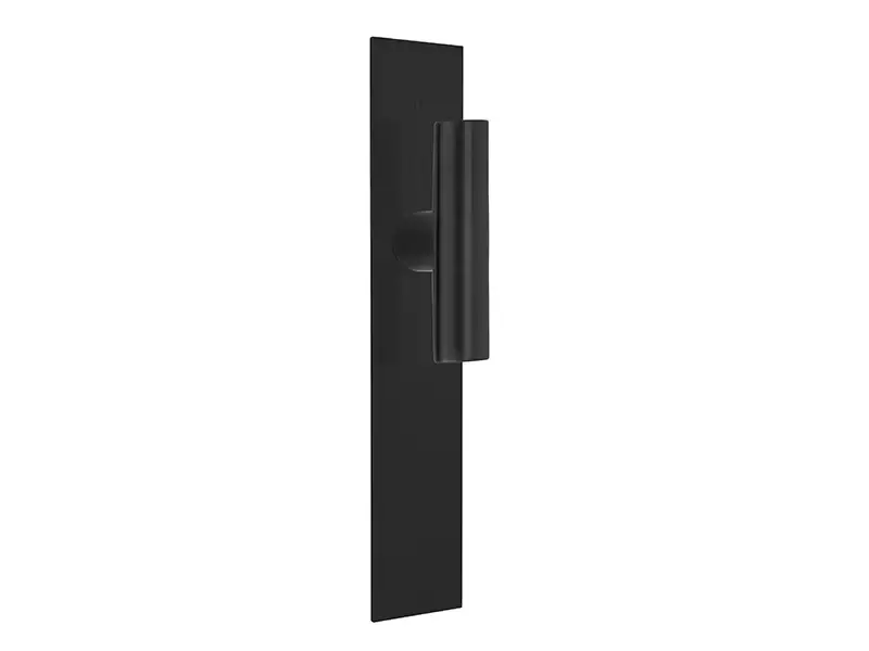 Deurkruk op schild Mat zwart pvd Inc Piet Boon PBI103P236SFC